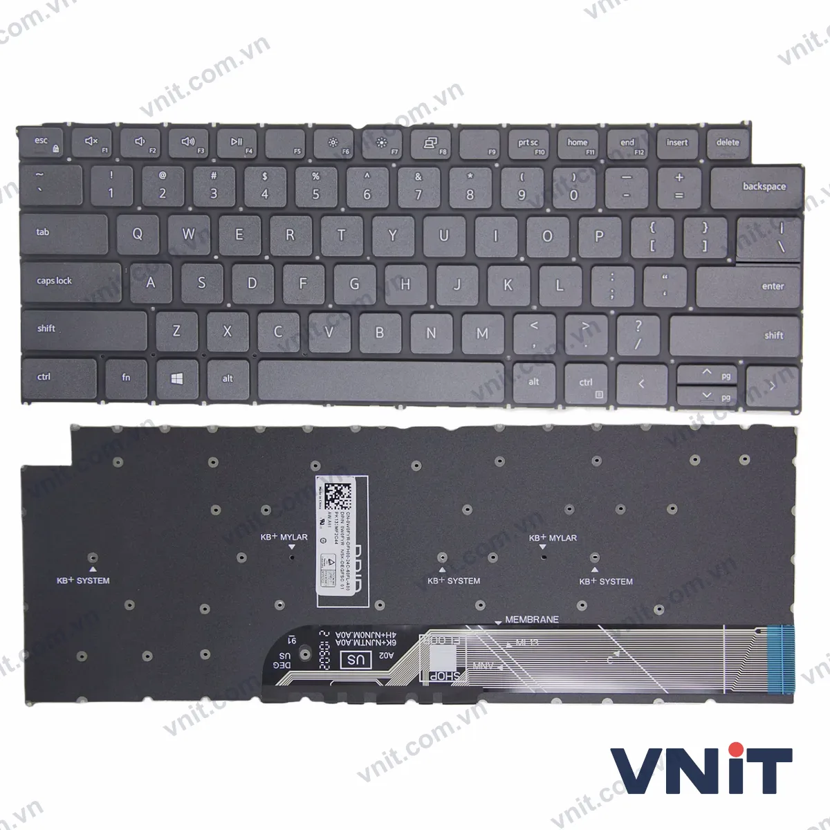 Bàn phím Laptop Dell Inspiron 5410 5415 5418 5420 5425, Vostro 13 5310 5320 5410 5415 (Màu đen)