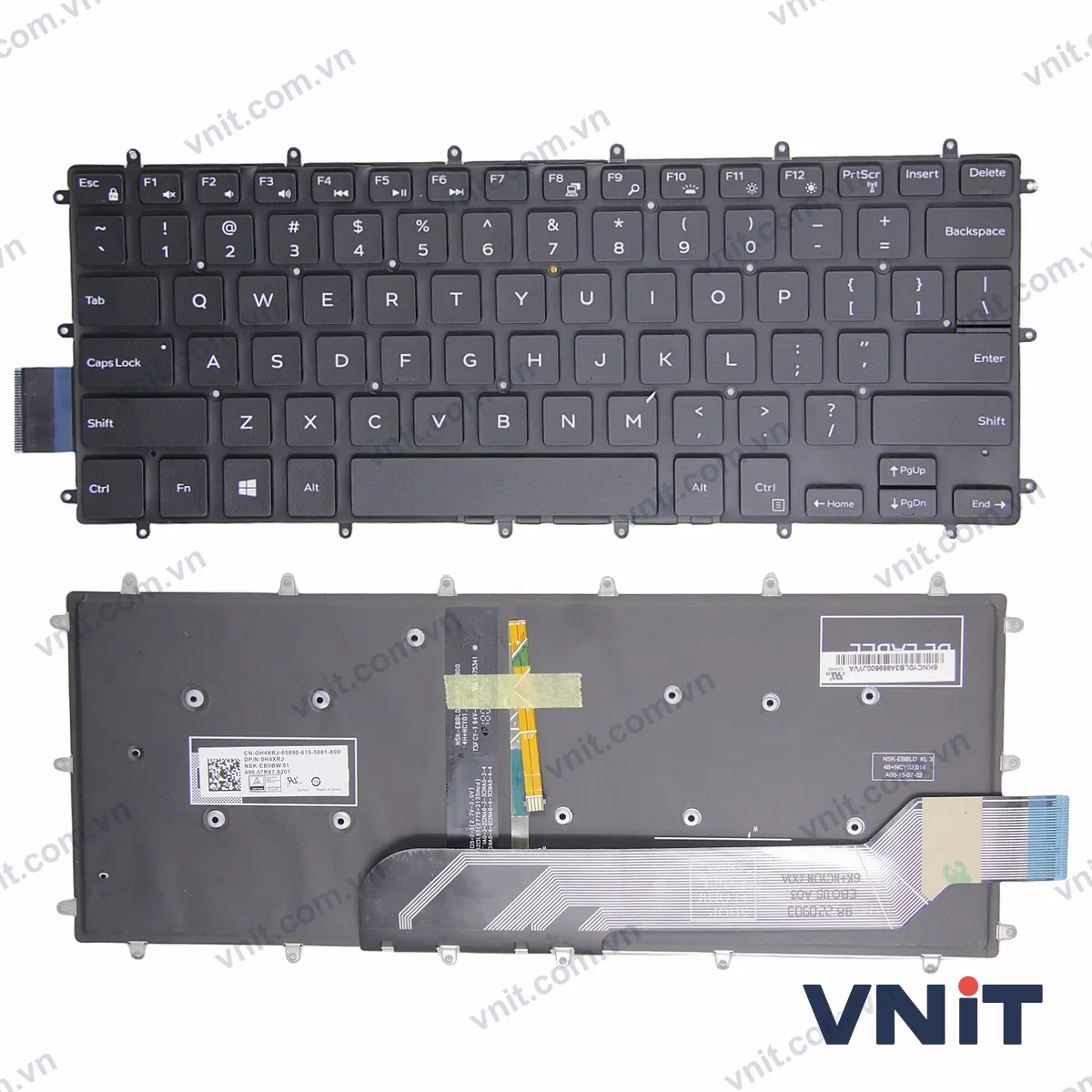 Bàn phím Laptop Dell Inspiron 7460 7466 7467 (Có đèn nền) (Màu đen)