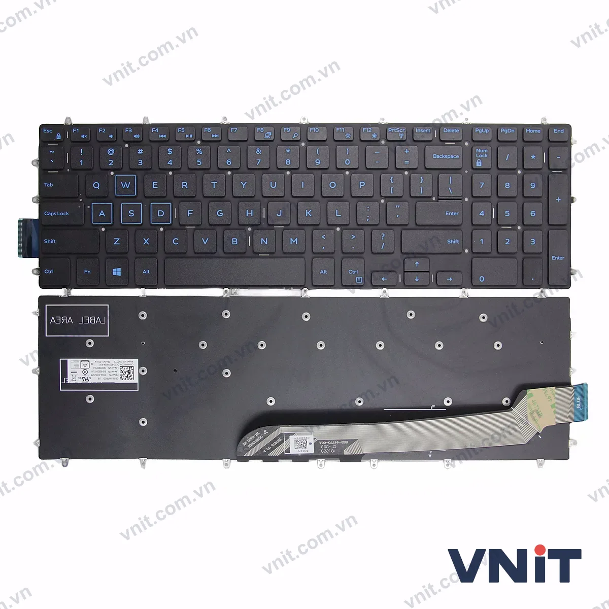 Bàn phím Laptop Dell Inspiron 7566 5567 7567 5570 5568 3579 3779 5587 7588 (Màu đen)