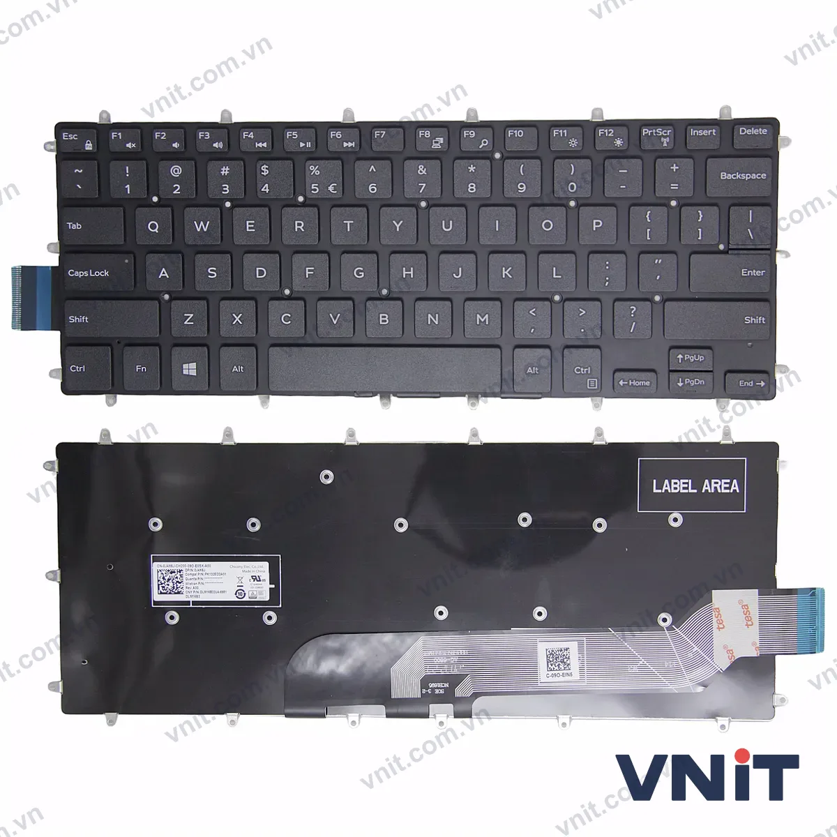 Bàn phím Laptop Dell Inspiron 7570 7572 7573 7579 (Màu đen)