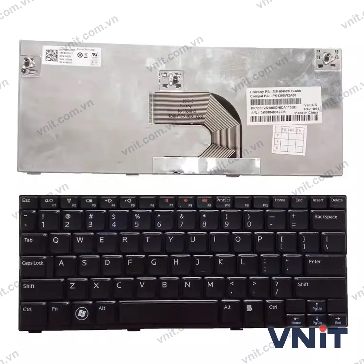 Bàn phím Laptop Dell Inspiron Mini10-1012 1014 1018 P04T P01T