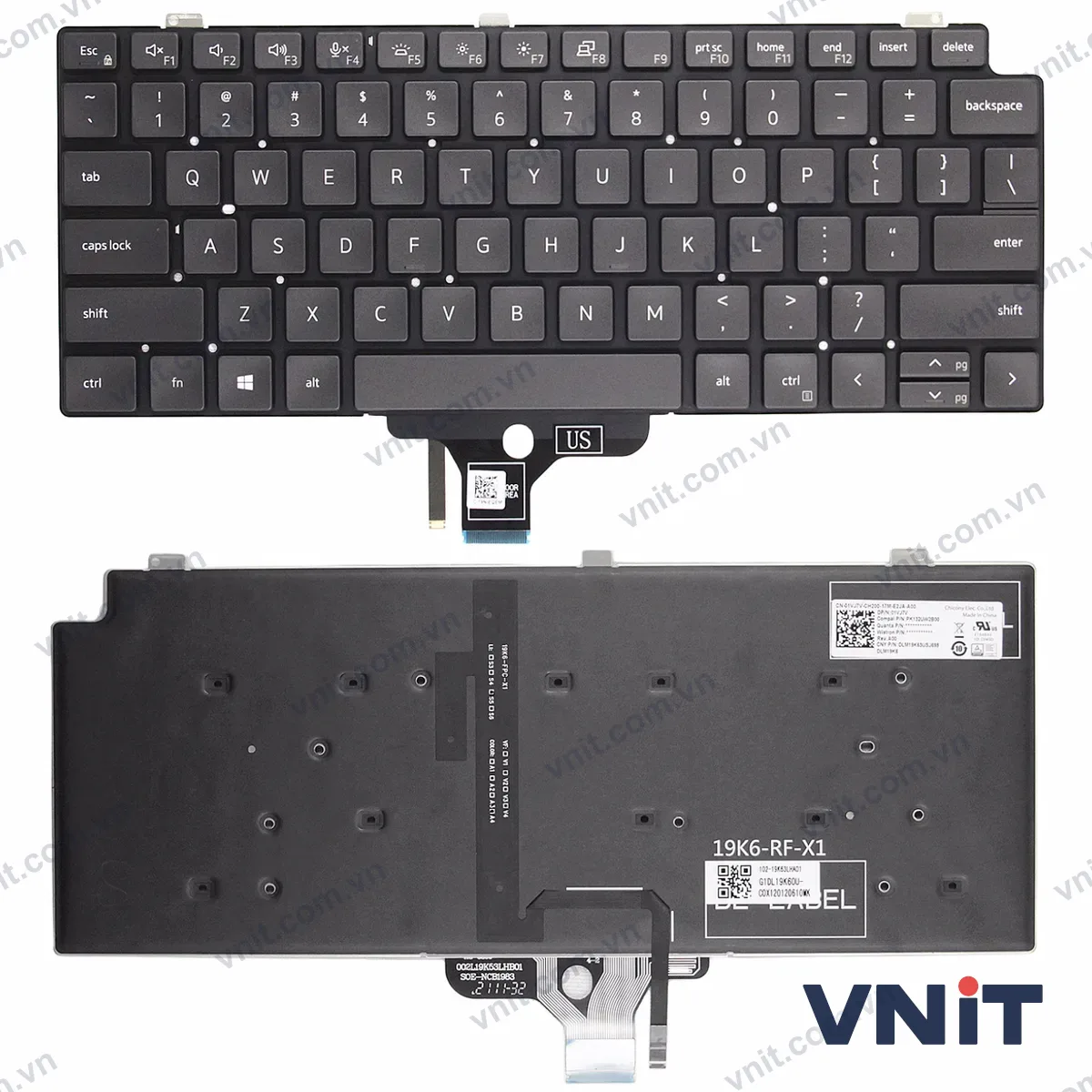 Bàn phím Laptop Dell Latitude 13-7310 P33S (Có đèn nền)