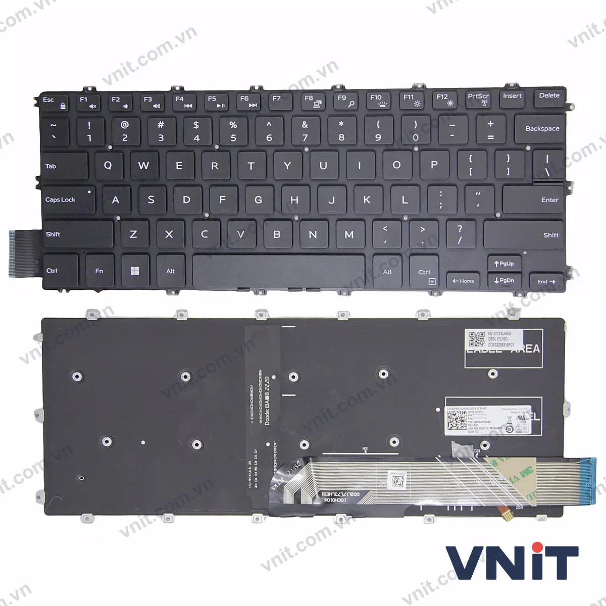 Bàn phím Laptop Dell Latitude 3400 3310 3390 5481 P92G P91G P76F 7586 (Có đèn nền)