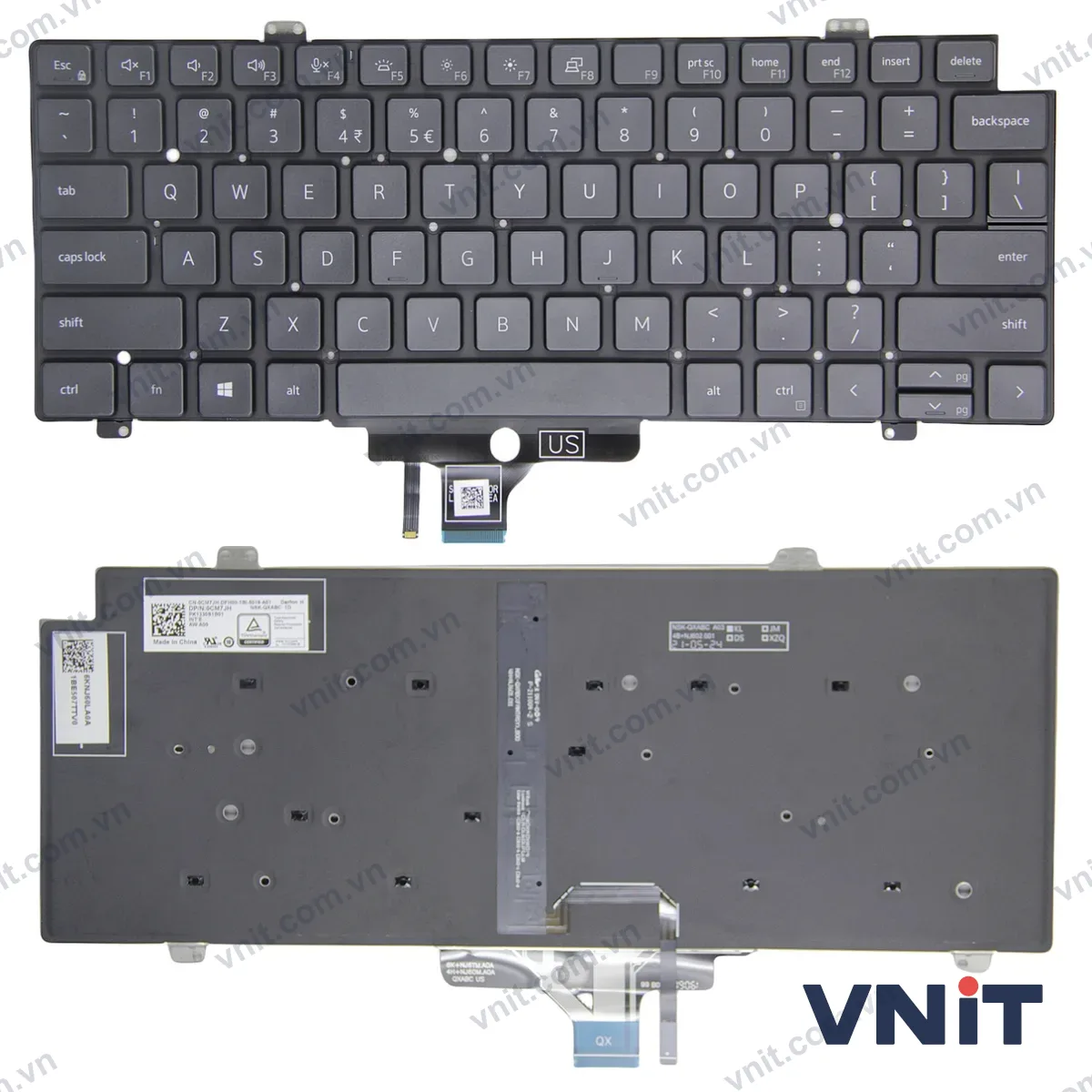 Bàn phím Laptop Dell Latitude 3440, 3430, 3450, 7530, 5431, 5440 (Có đèn nền)