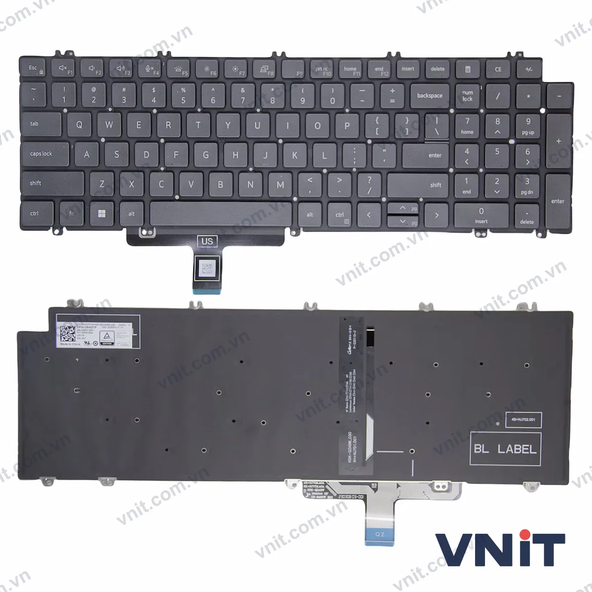 Bàn phím Laptop Dell Latitude 3540 5531 5540 (Có đèn nền)