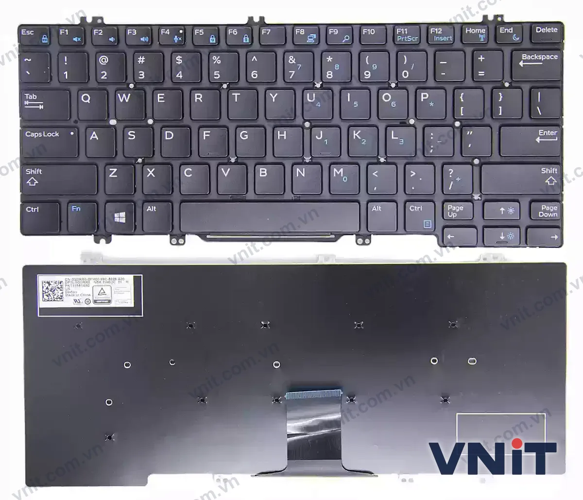 Bàn phím Laptop Dell LATITUDE 5280, 5288, 5289, 5290, 7280, 7290, 7380, 7389, 7390