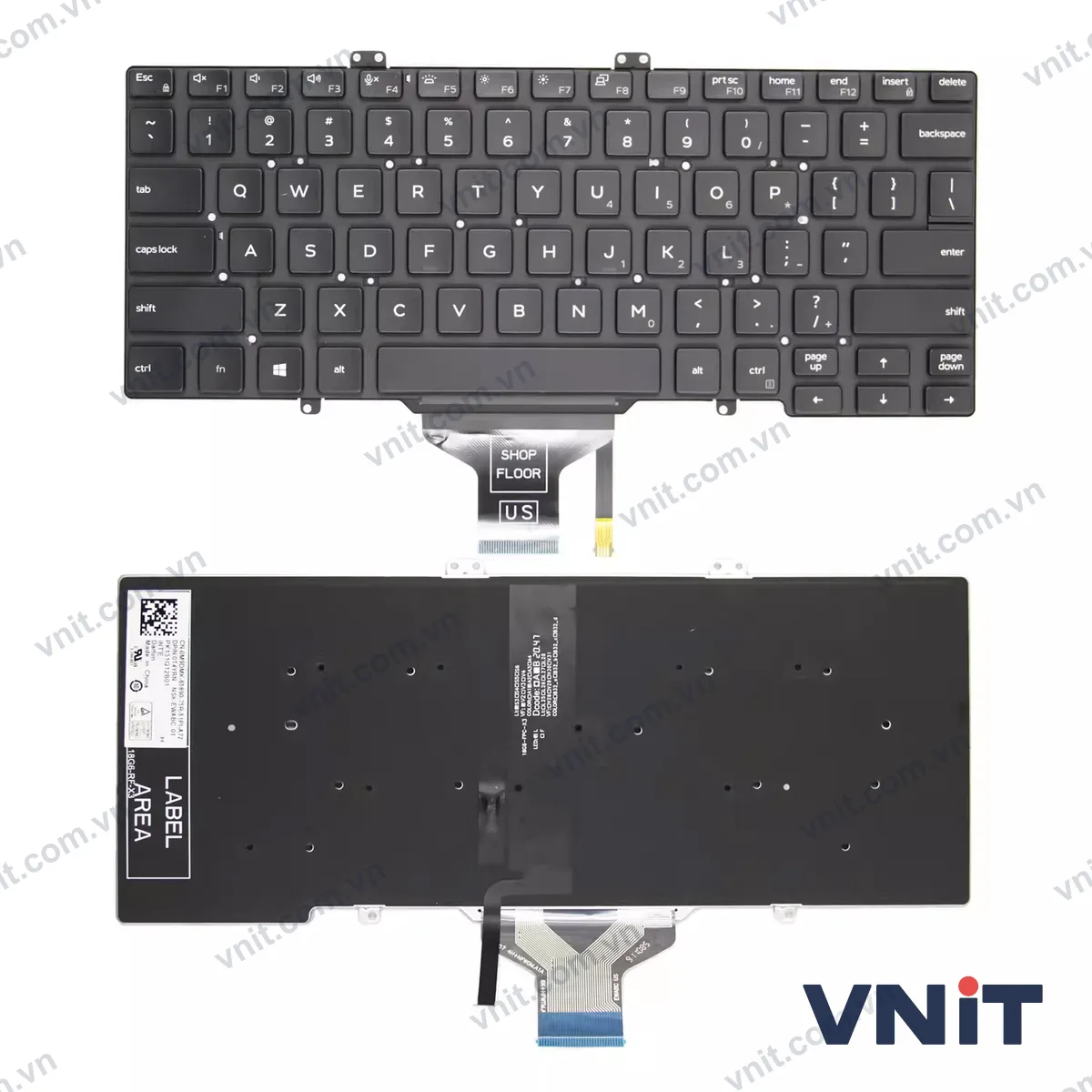 Bàn phím Laptop Dell Latitude 5400 5410 5401 5402 P98G 7400 7410 (Có đèn nền)