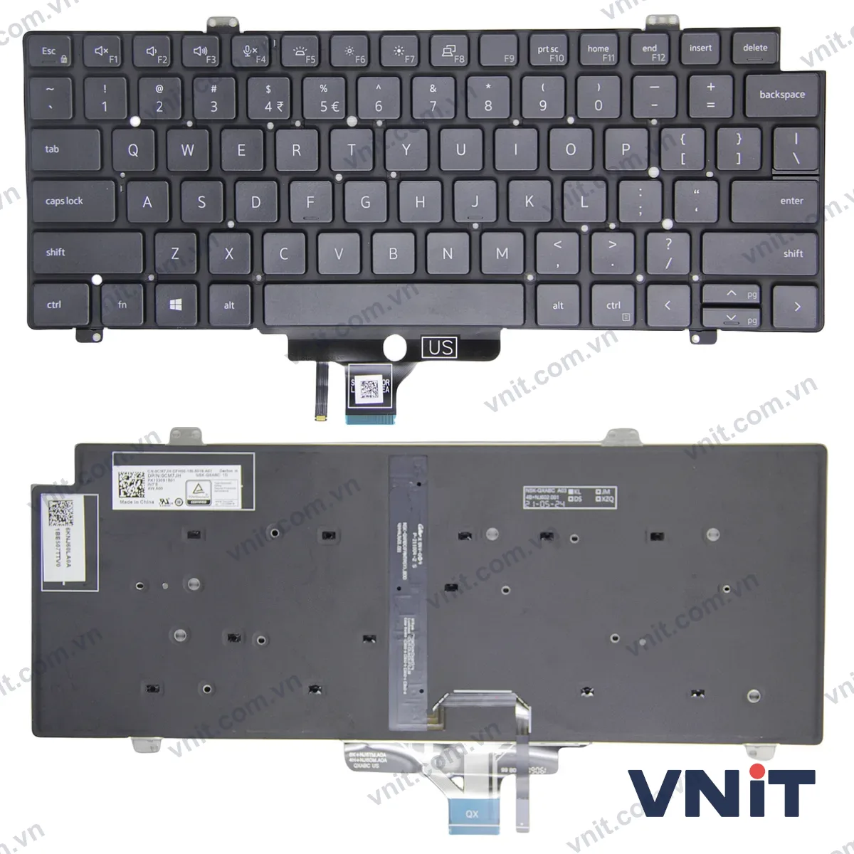 Bàn phím Laptop Dell Latitude 5420 5421 5430 5431 7420 7430 7520 7530 (Có đèn nền)