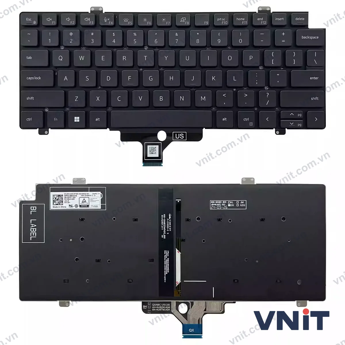 Bàn phím Laptop Dell Latitude 5450, Latitude 5350, 2024 (Có đèn nền)