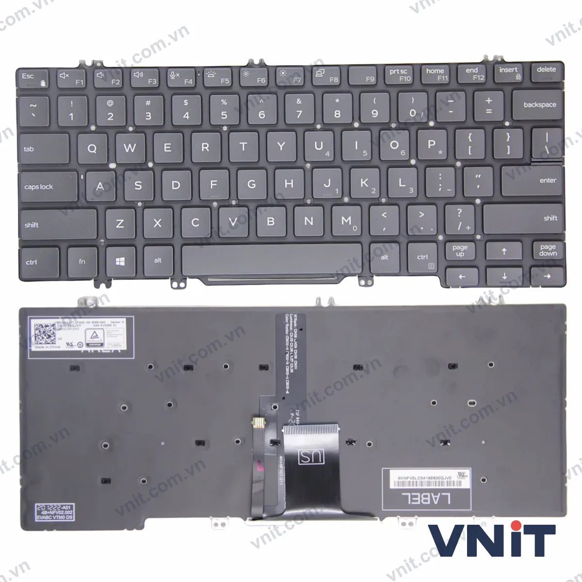 Bàn phím Laptop Dell latitude 7300 5200 5300 5310 7200 3300 3301 (Có đèn nền)