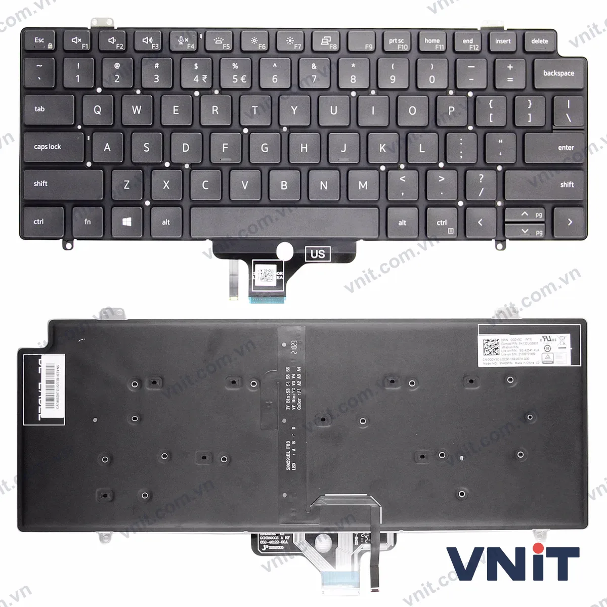 Bàn phím Laptop Dell Latitude 7410 (Có đèn nền)