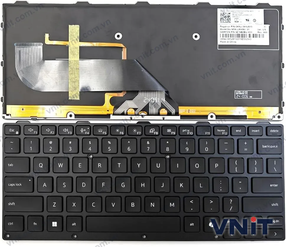 Bàn phím Laptop Dell Latitude Pro Rugged 14, Pro Rugged 13, AI (Có đèn nền)