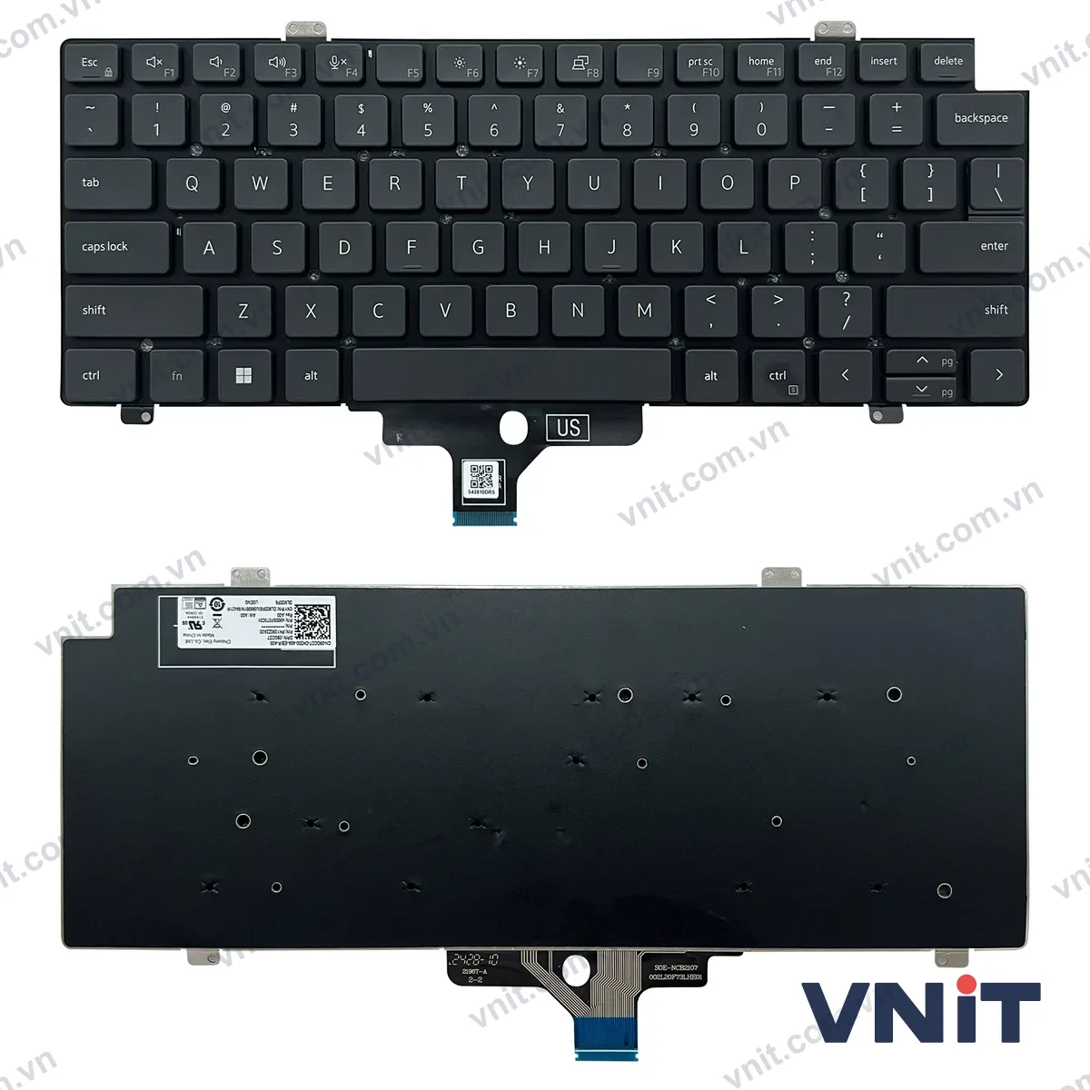 Bàn phím Laptop Dell Precision 3470 3480 3490, M3480, M3490, P137G (Màu đen)