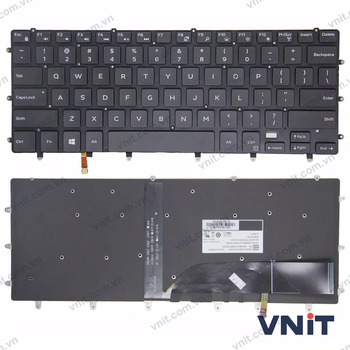 Bàn phím Laptop Dell Precision 5510 5520 5530 5540 (Có đèn nền)