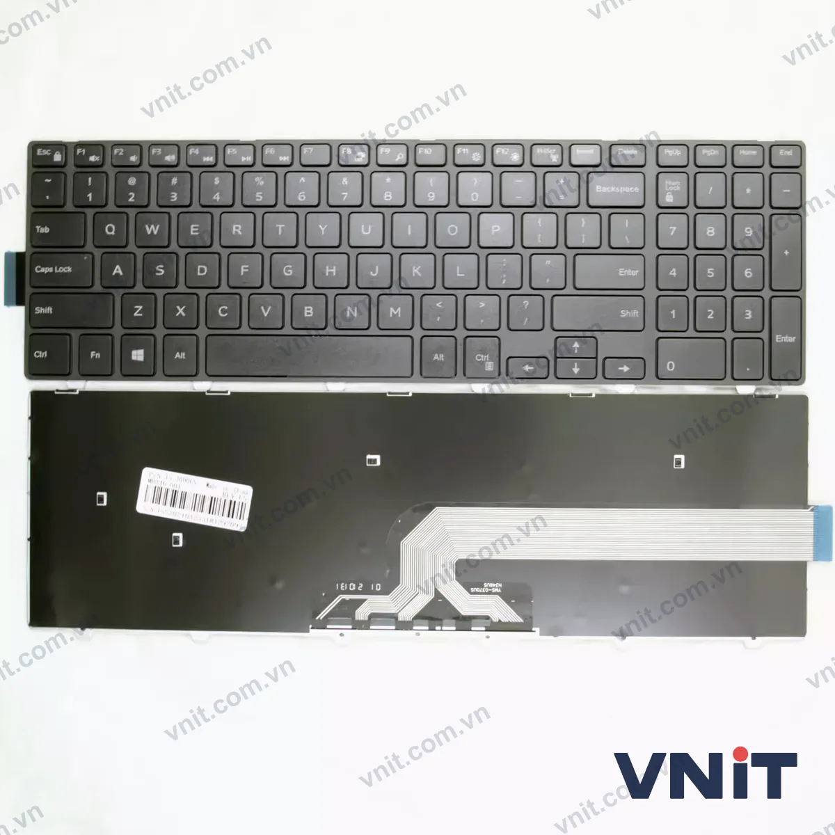 Bàn phím Laptop Dell Vostro 15 3546 3549 3558 3559 3561 3562 3565 3568 3572 3578 OEM (Màu đen)