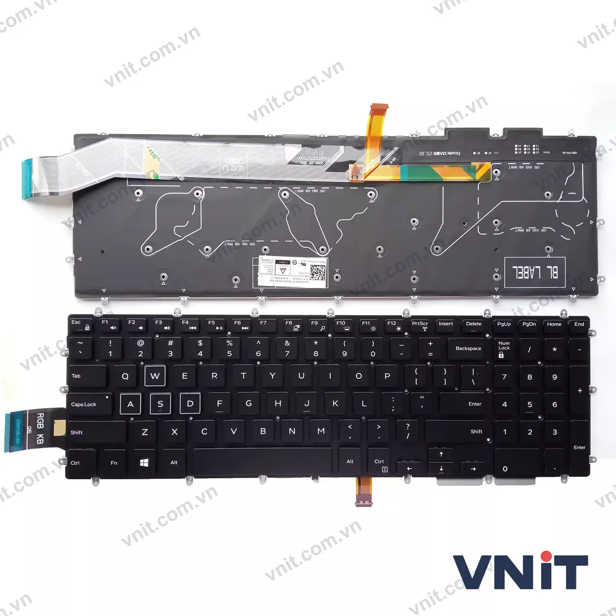 Bàn phím Laptop Dell VOSTRO 3580 3581 3582 3583 3584 3590 RGB (Có đèn nền)