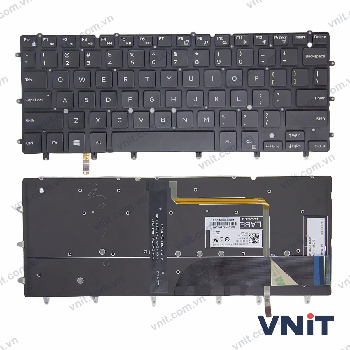 Bàn phím Laptop Dell XPS 13 9343 9350 9360 P54G P41F P57G (Có đèn nền)