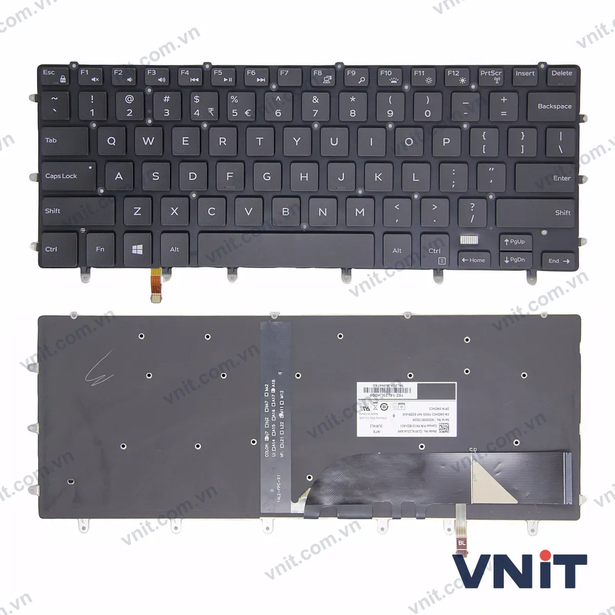 Bàn phím Laptop Dell XPS 15 9550 9560 9570 9580 7579 7590 (Có đèn nền)