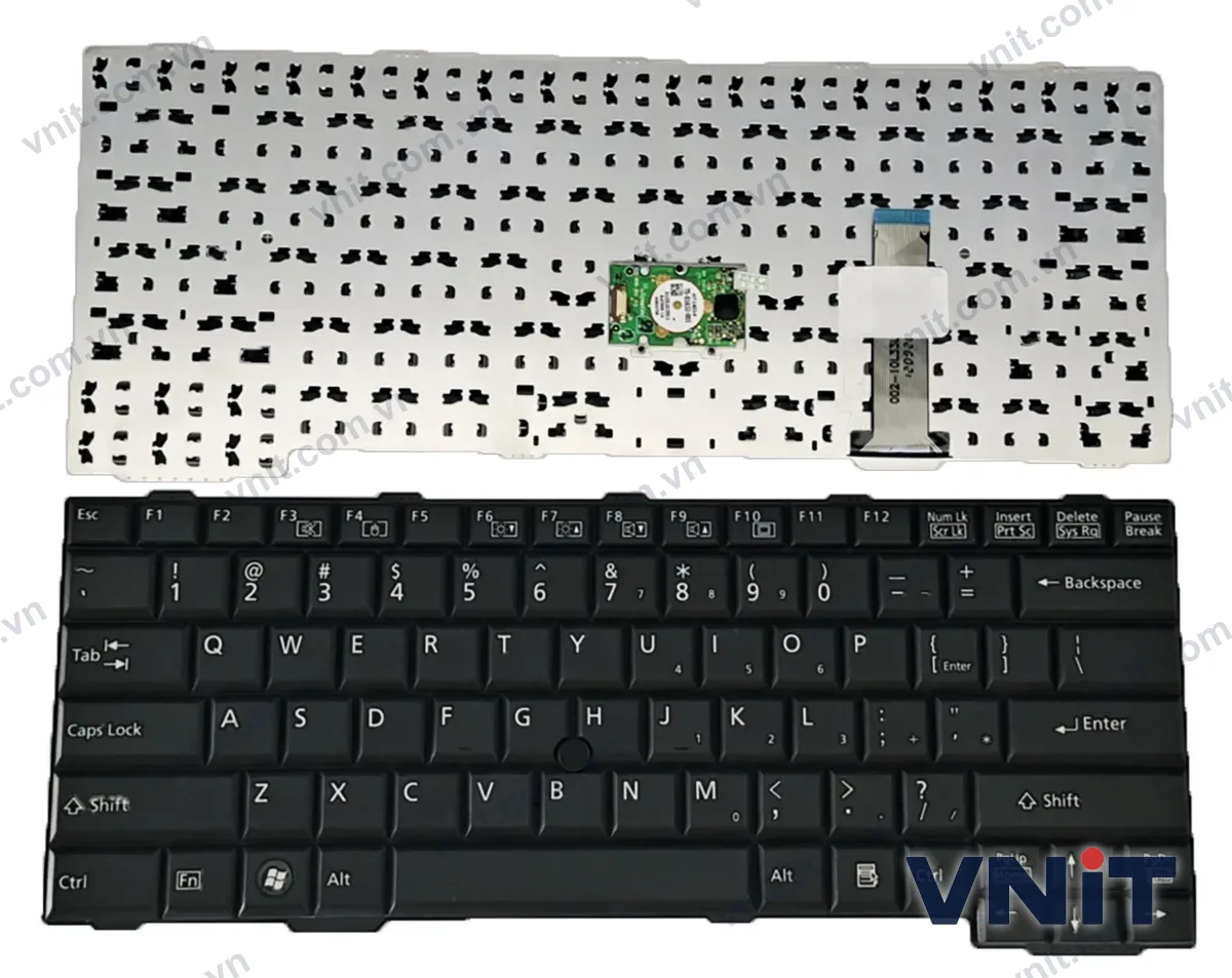Bàn phím Laptop Fujitsu A552, A561, E741, E751, S561, S751, S752, S760, S761, trackpoint (Màu đen)