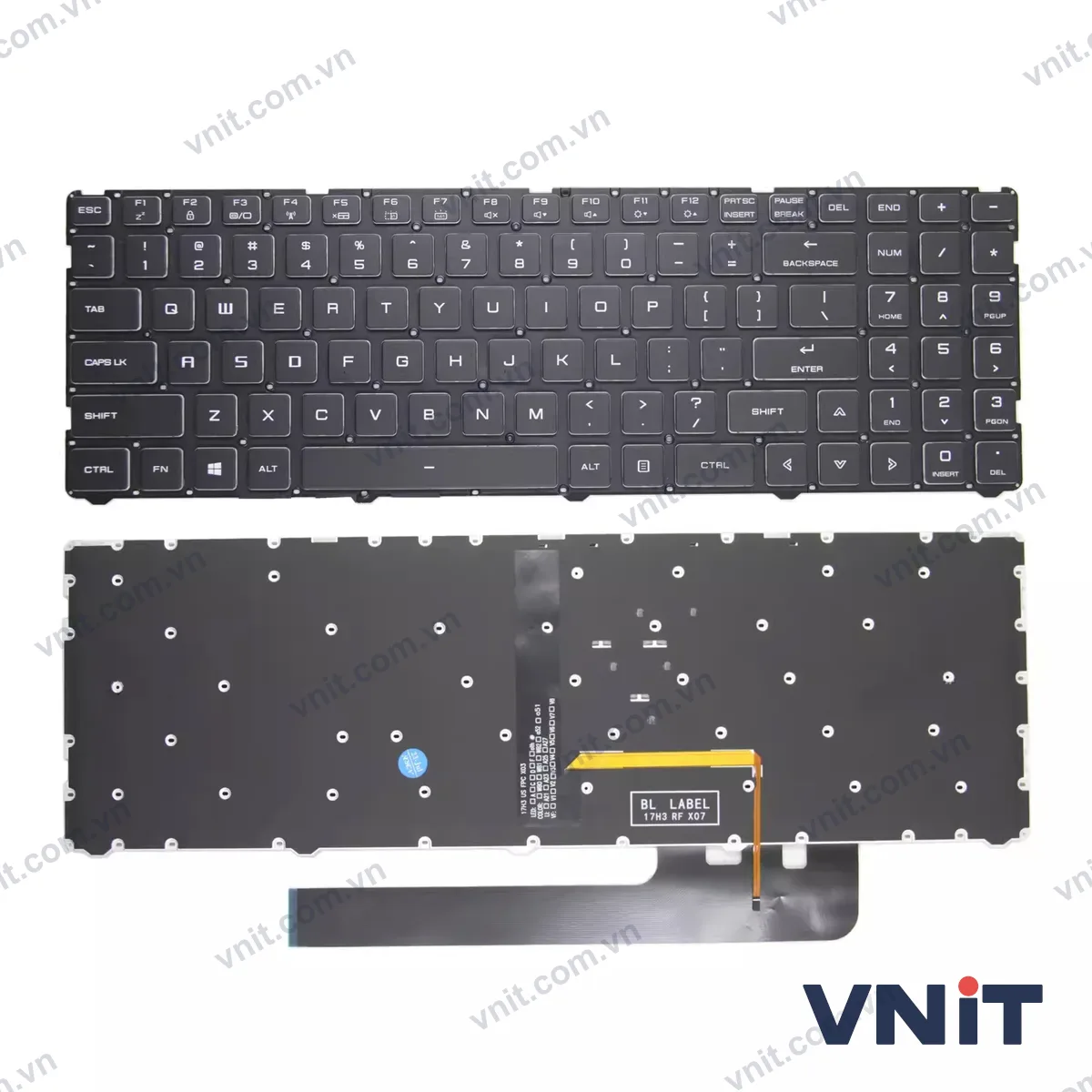 Bàn phím Laptop Hasee Z7 CT5N1 CT5GA CT5VH KP5GC CT7GK GK5S01 GK5S02 long (Có đèn nền)