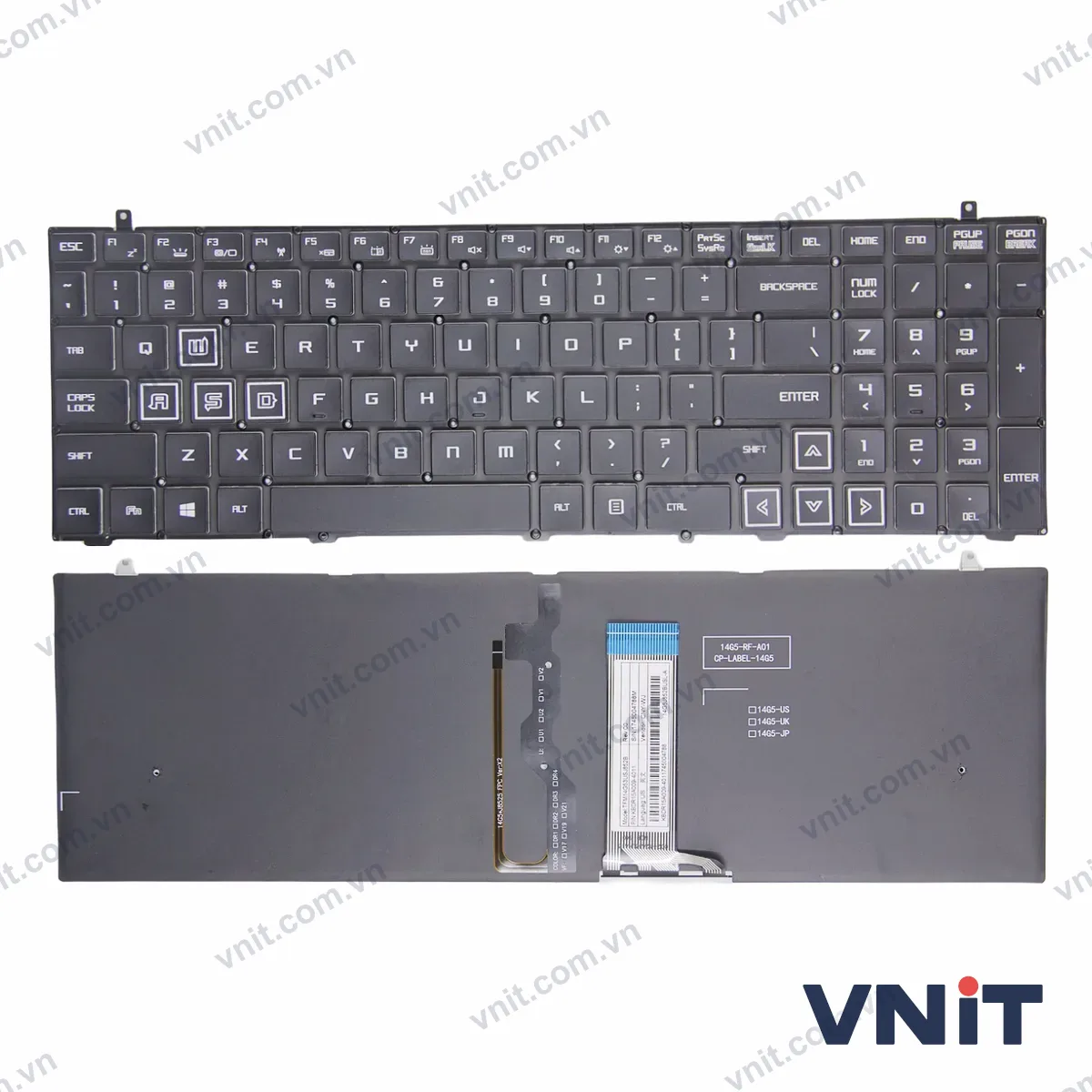 Bàn phím Laptop Hasee Z7M-KP5GC Z7-KP7GT Z7-KP7D2 KP7GT KP7EC KP7GC KP7GA CT5GA Z7M-KP7G1 KP7GH KP7GM KP7GE GE5S02 G7-CT7VK slim (Có đèn nền)