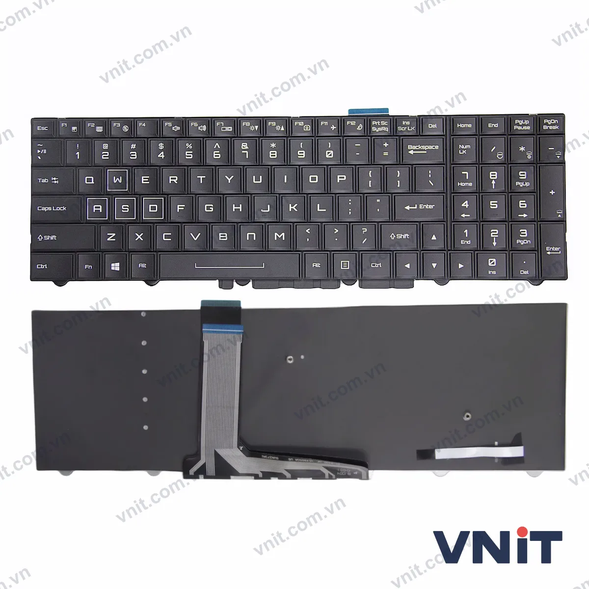 Bàn phím Laptop Hasee ZX7 GX8 ZX8-CP5S1 KP7S1 SP5D1 GX9 GX10 V7 CP75S02 RGB (Có đèn nền)