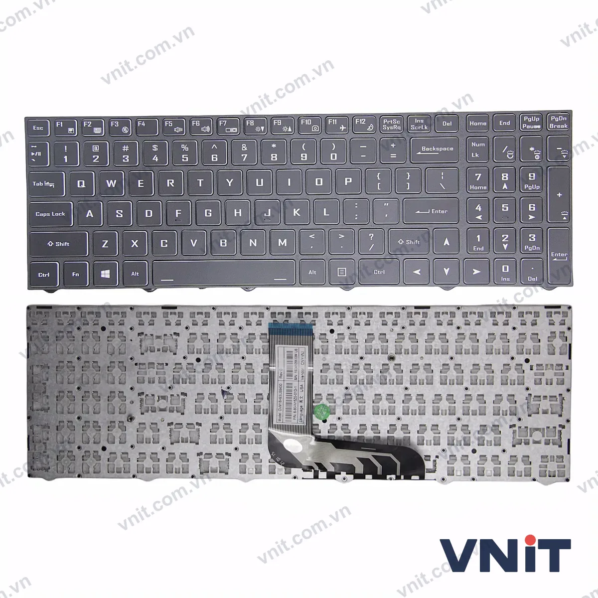 Bàn phím Laptop Hasee ZX8 TX6 Z7-CT5NA Z7-CT7NA Z7-CT7GS GX9 GX8 TX9 CT7DK Z10-CU7PF no (Có đèn nền)