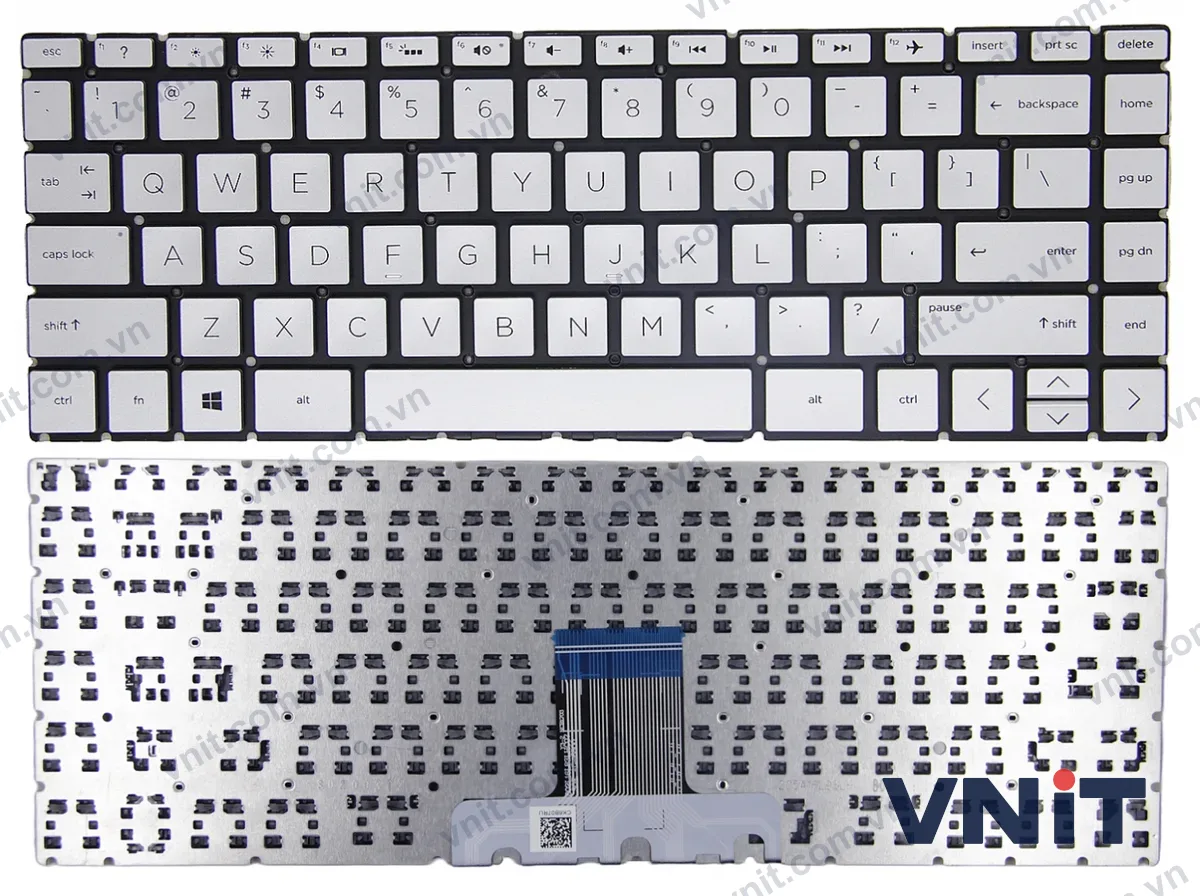 Bàn phím Laptop HP 14-CK, 14T-CK, 14CD, 14M-CD, 14Q-CD, 14T-CD, 14-CD, 14-CF, 14S-CF, 14T-CF (Màu bạc)