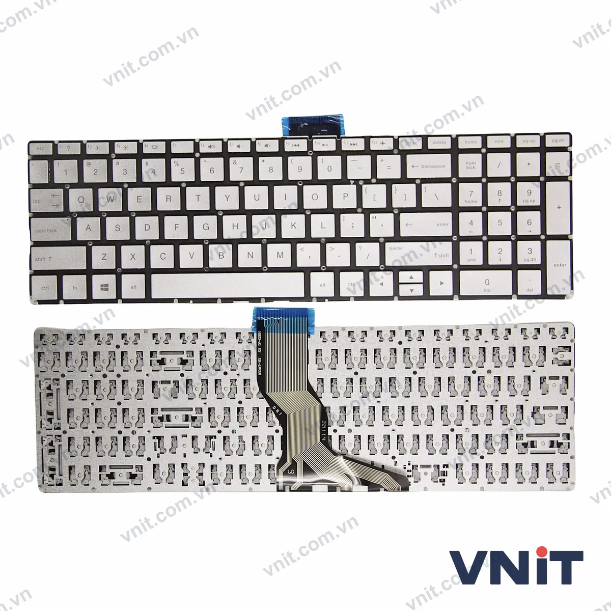 Bàn phím Laptop HP 15-EF 15Q-DY 15-BR 15S-ER 15S-FR 15S-EQ 15S-FQ OEM (Màu bạc)