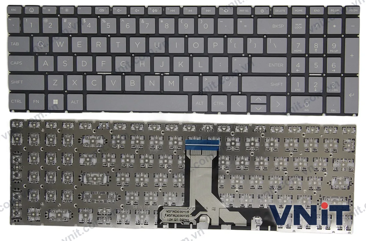 Bàn phím Laptop HP 15-EG 15-EH 15-ER 15M-EH 15-FD 15-FC TPN-Q245 TPN-Q246 F1 smile (Màu xám)