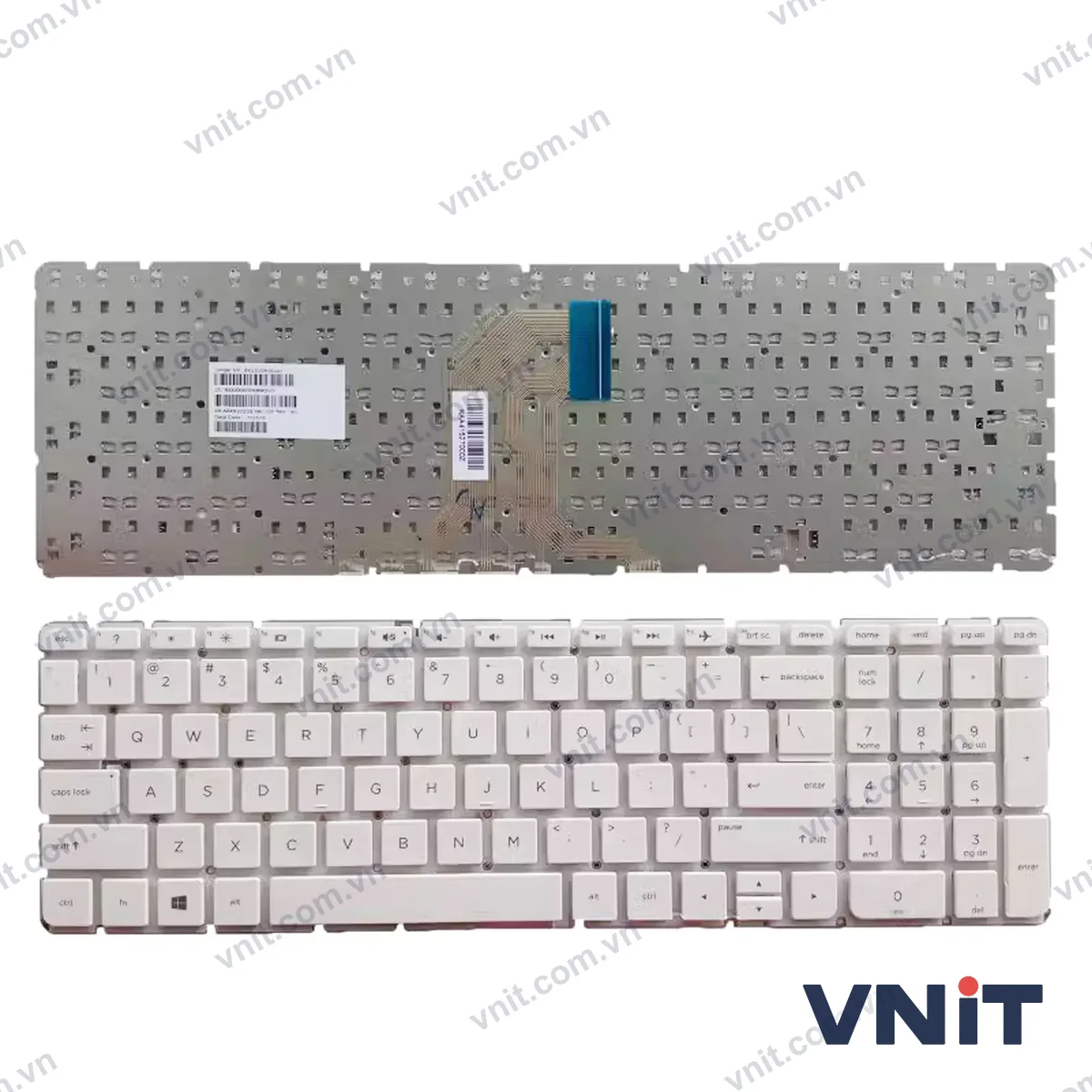 Bàn phím Laptop HP 15G-AD 15G-AJ 17-AC 17-AY 17-BA 17T-X 17Z-Y, 256 G5, 270 G5 (Màu trắng)