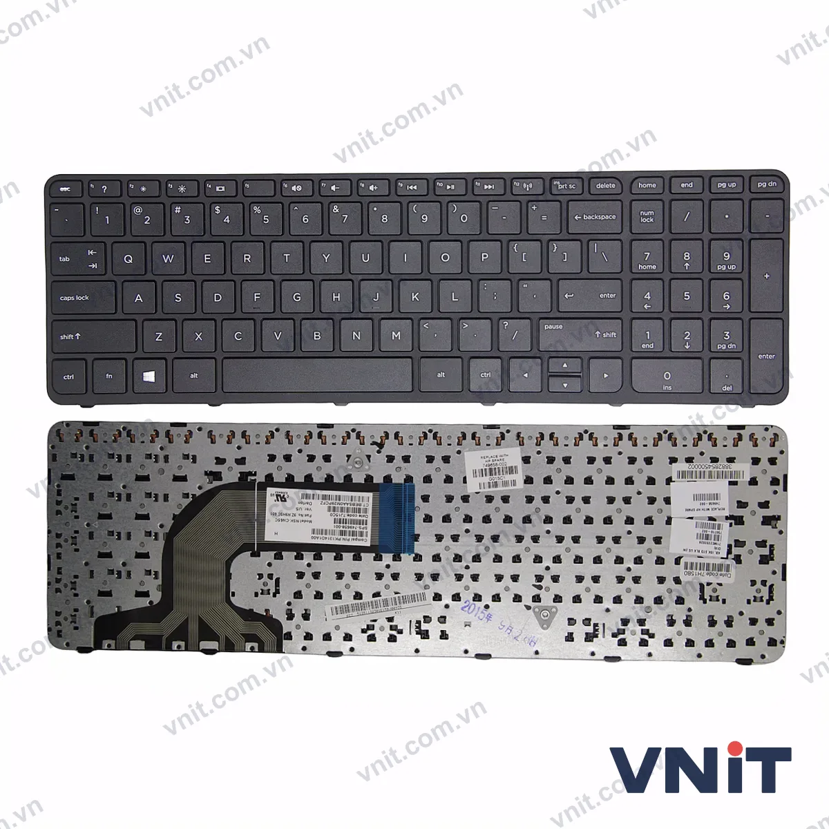 Bàn phím Laptop HP 250 G2, 255 G2, 250 G3, 255 G3, 256 G3, frame