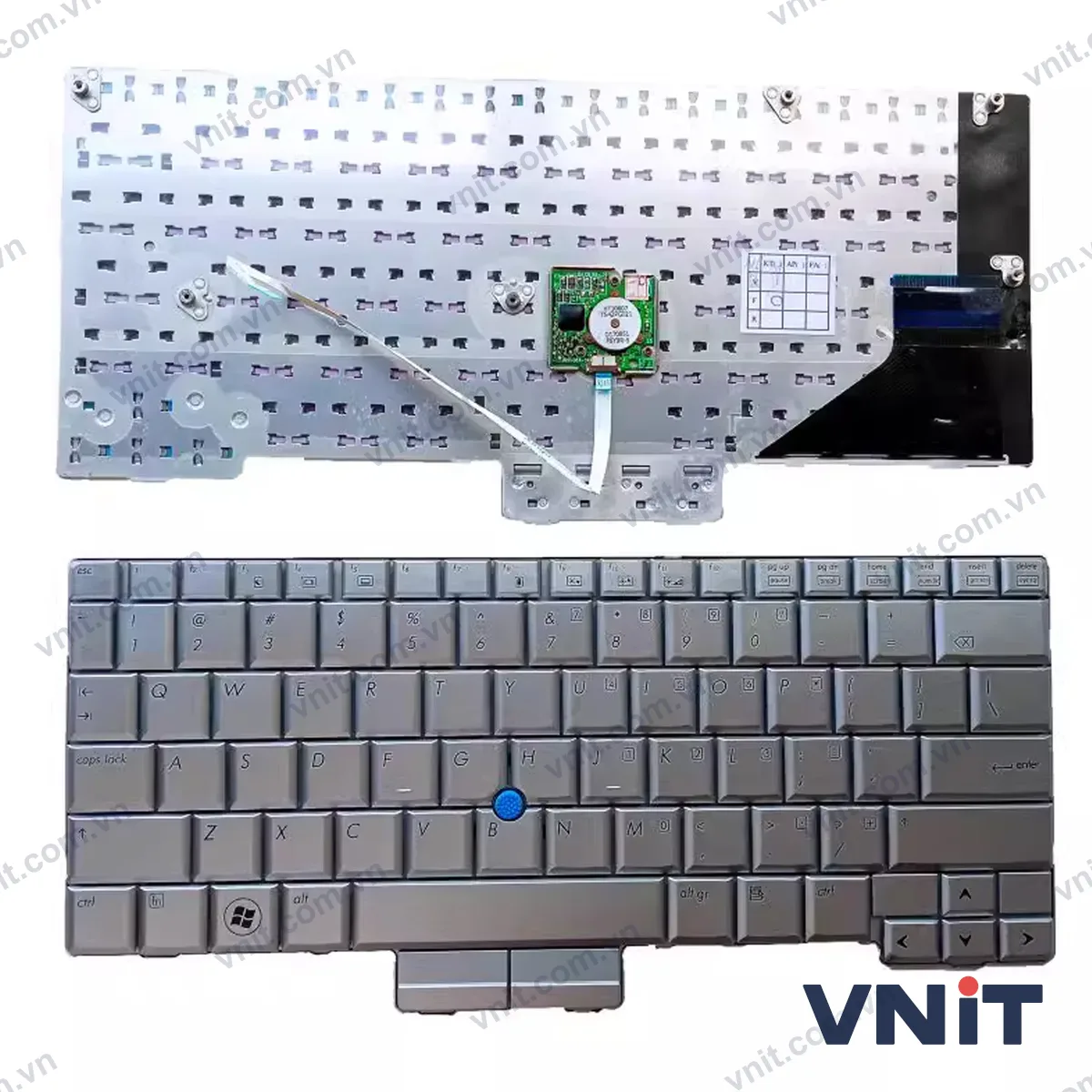 Bàn phím Laptop HP 2710 2710P 2730 2730P (Màu bạc)