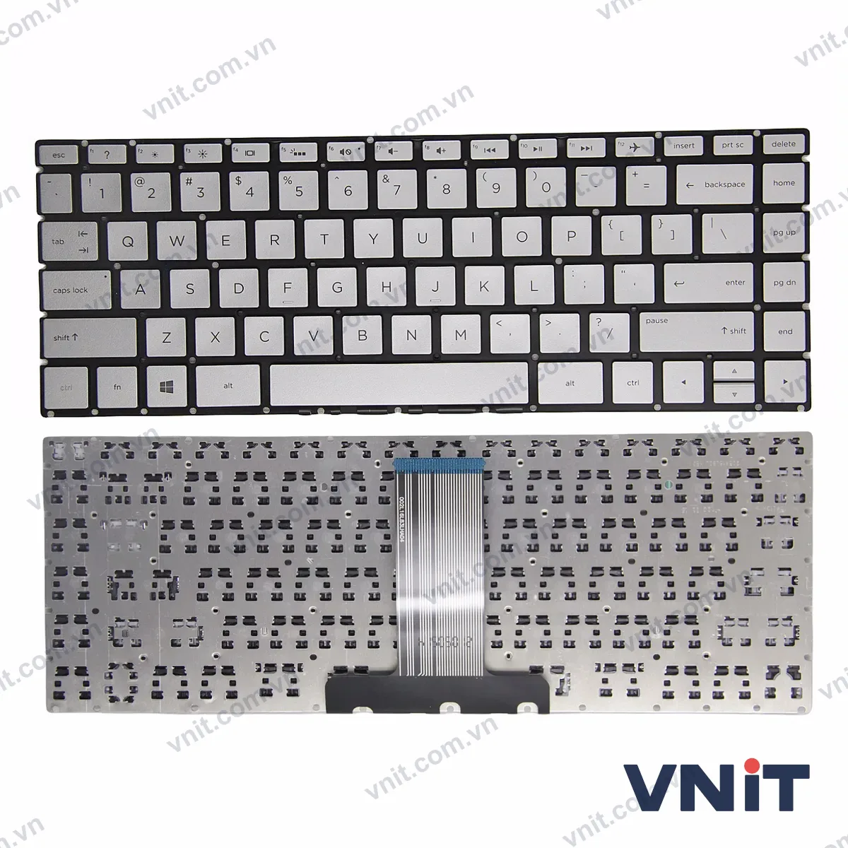 Bàn phím Laptop HP 340 G7 348 G7 240 G6 246 G6 245 G6 I136 (Màu bạc)
