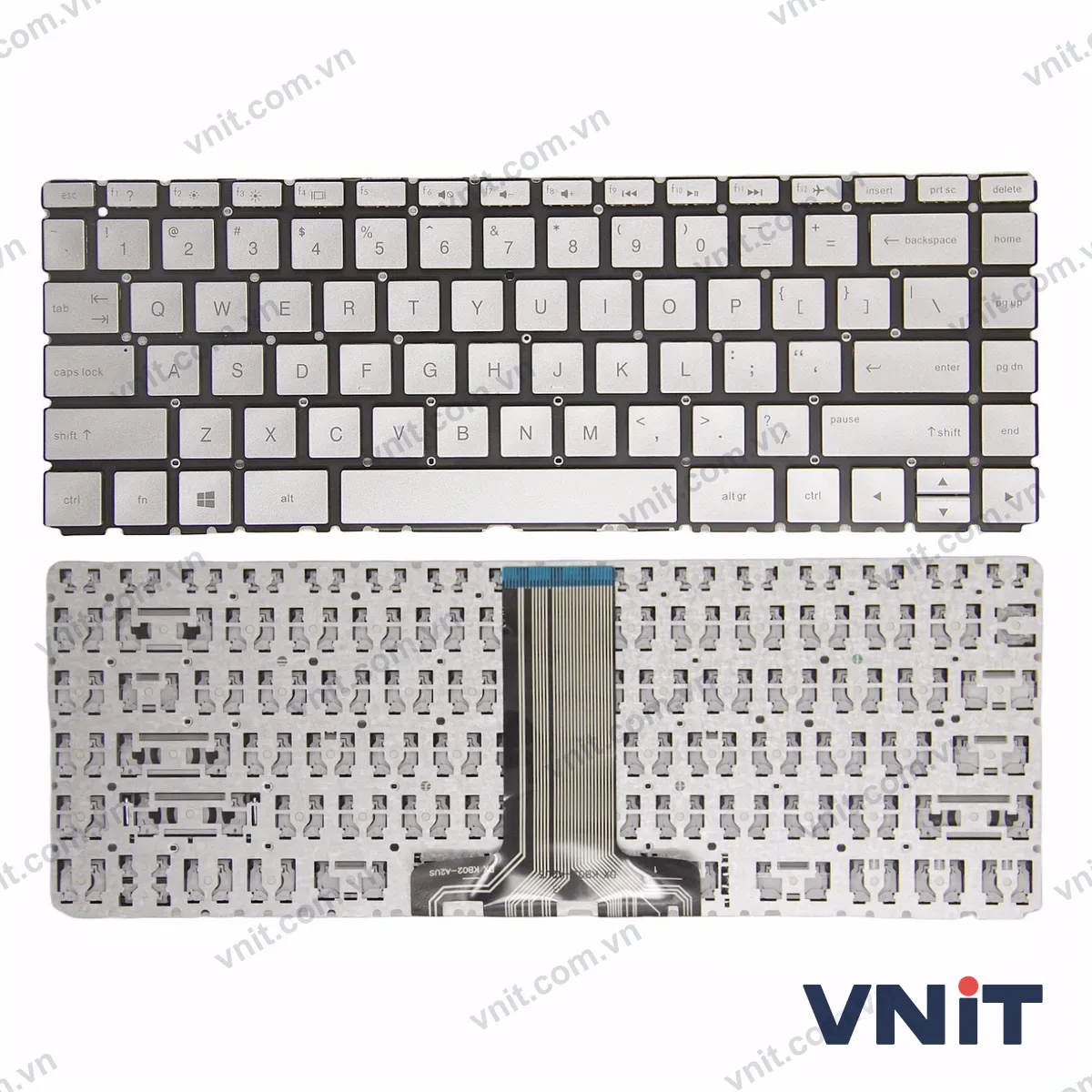 Bàn phím Laptop HP 340 G7 348 G7 240 G6 246 G6 245 G6 I136 OEM (Màu bạc)