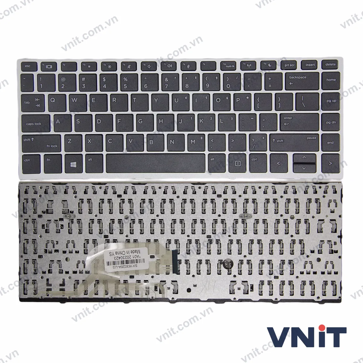 Bàn phím Laptop HP 430 G5, 440 G5, 445 G5, 640 G4 G5, frame OEM (Màu bạc)