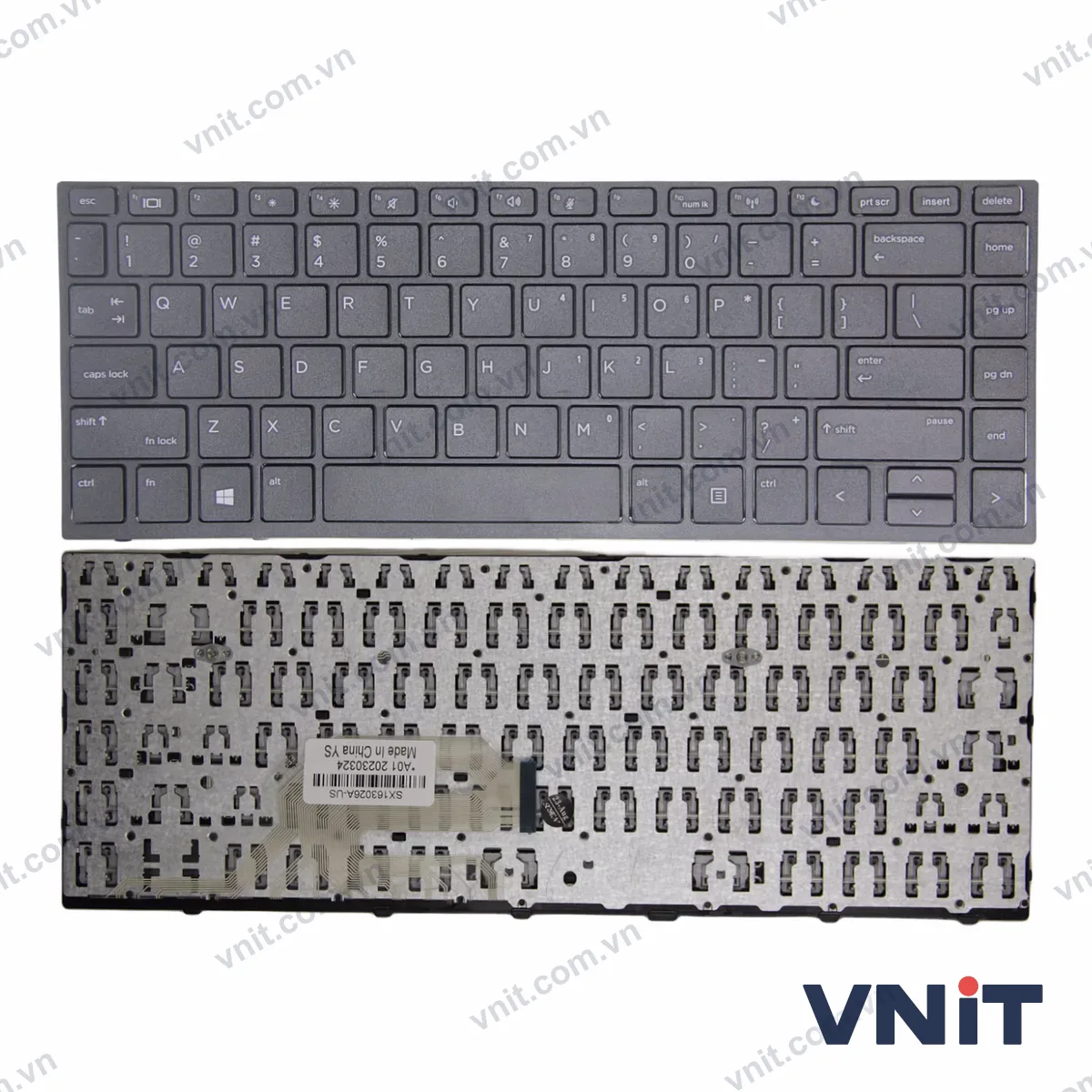 Bàn phím Laptop HP 430 G5, 440 G5, 445 G5, 640 G4 G5, frame OEM (Màu đen)