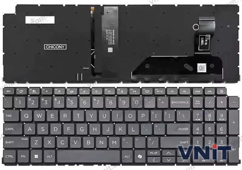 Bàn phím Laptop HP EliteBook 8 G1i, G1a, 16 inch, ZBook 8 G1i, ZBook Fury G1i 16 18 inch, HSN-I64C-8, HSN-I62C-6, HSN-I63C-6 (Có đèn nền)