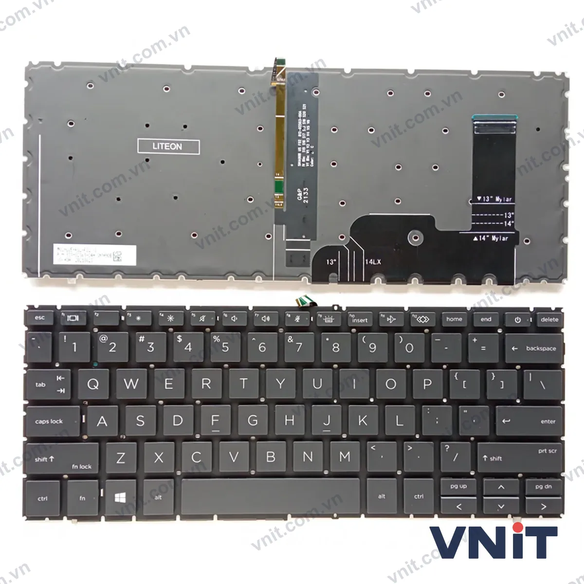 Bàn phím Laptop HP EliteBook 830 G9 G10, 835 G9, 840 G9 G10, 845 G9, Zbook Firefly 14 G9 G10 (Có đèn nền)