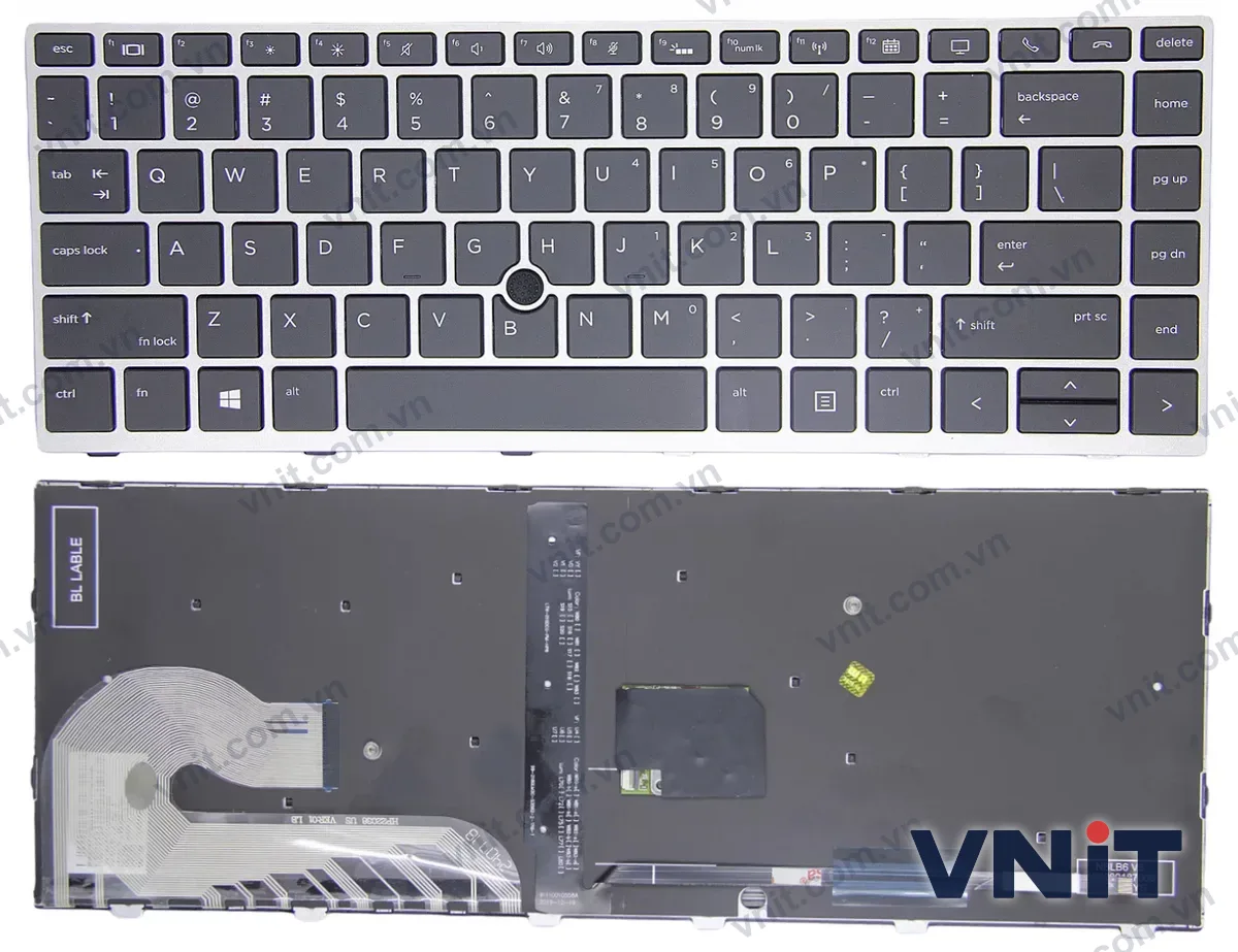Bàn phím Laptop HP Elitebook 840 G5 G6, 745 G5, 846 G5, 848 G5, Zbook 14U G5, trackpoint high copy (Có đèn nền)