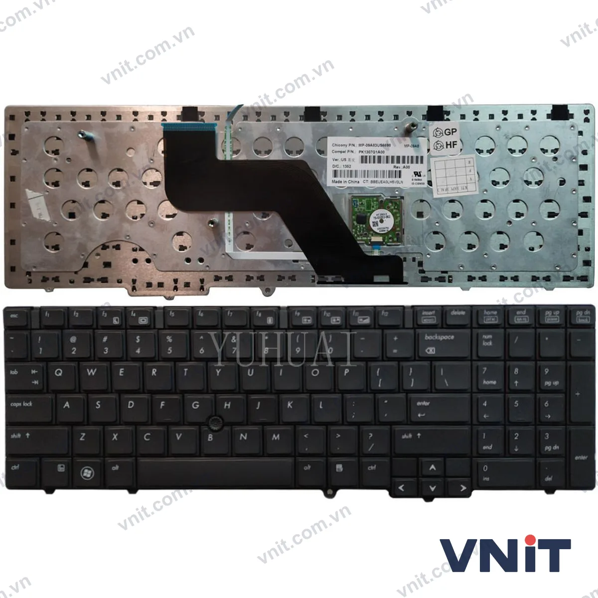 Bàn phím Laptop HP EliteBook 8540p 8540w