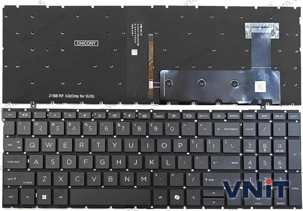 Bàn phím Laptop HP EliteBook 860 865 G11, AI (Có đèn nền)