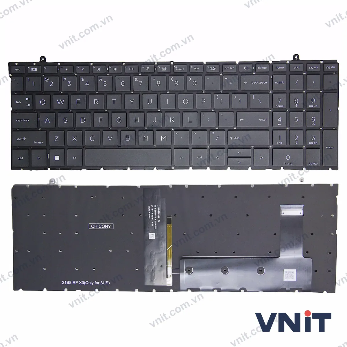 Bàn phím Laptop HP EliteBook 860 G9 / Zbook Firefly 16 G9 G10 (Có đèn nền)