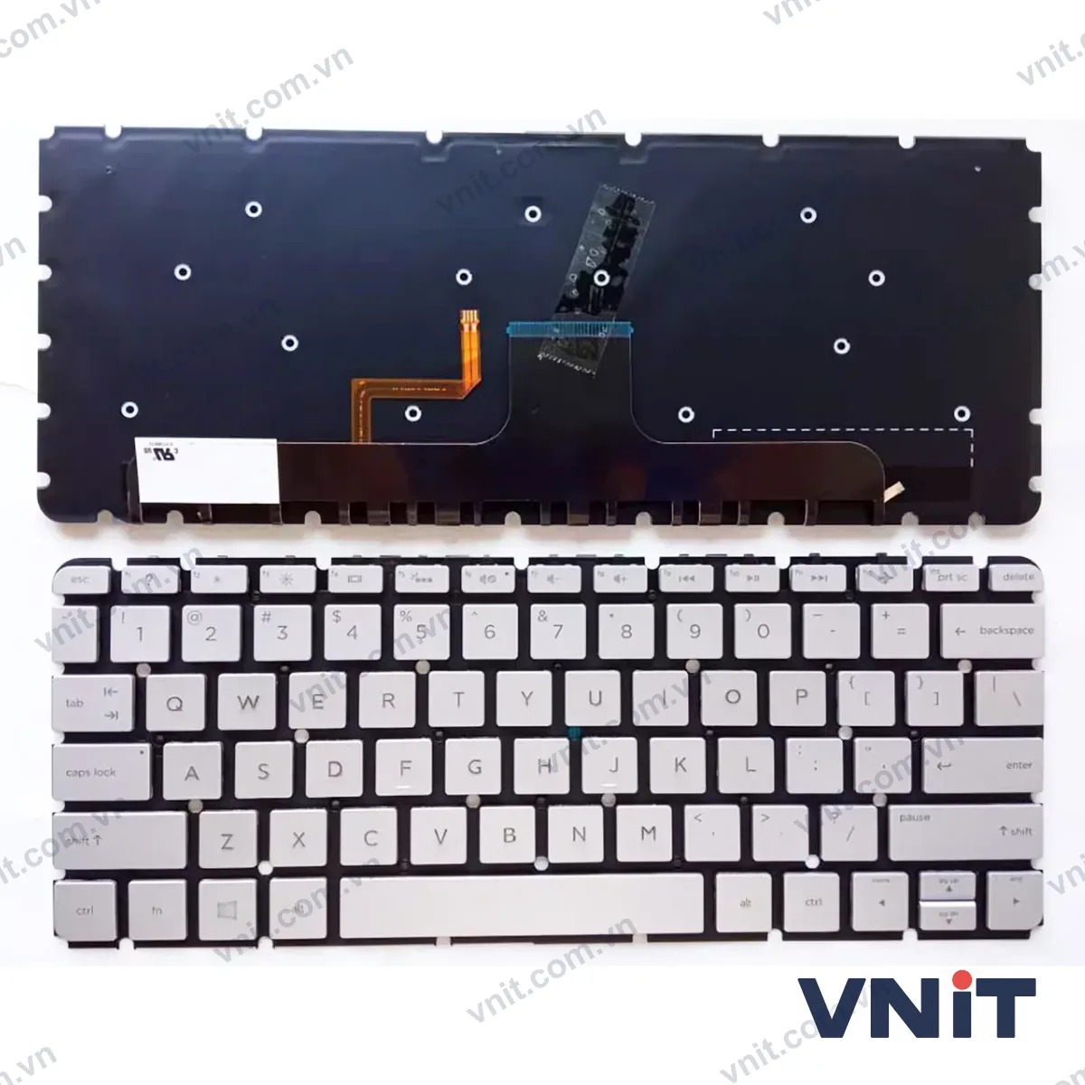 Bàn phím Laptop HP ENVY 13-AB TPN-I127 AB026TU AB105TX AB023 AB024025 (Có đèn nền) (Màu bạc)