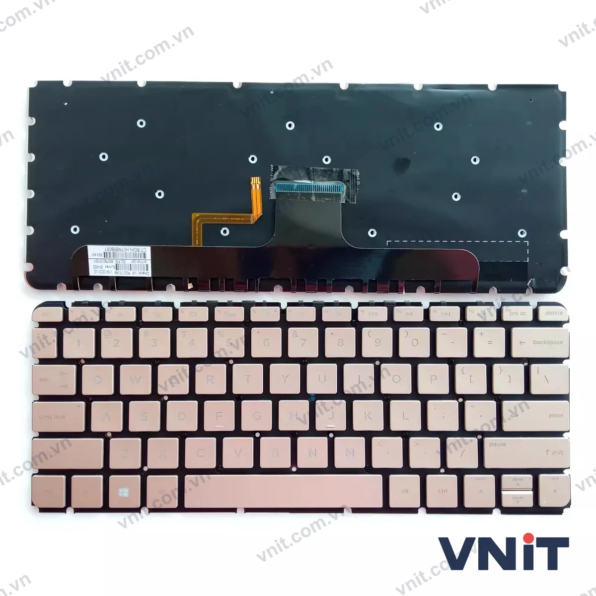 Bàn phím Laptop HP ENVY 13-AB TPN-I127 AB026TU AB105TX AB023 AB024025 (Có đèn nền) (Màu vàng)