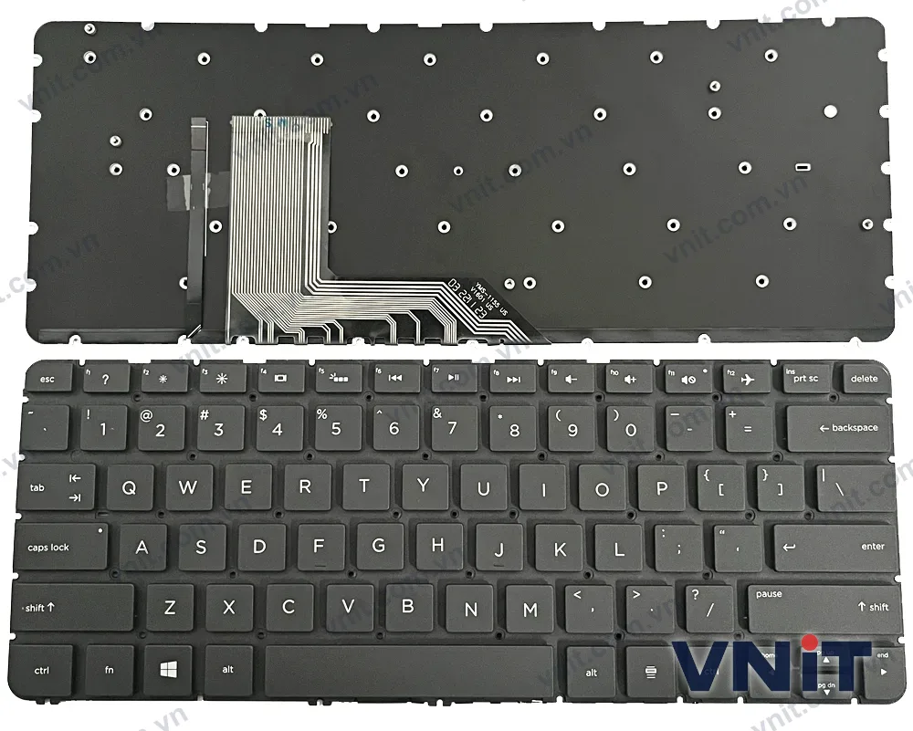 Bàn phím Laptop HP Envy x360 13-Y, 13T-Y, TPN-Q213, TPN-Q157 (Có đèn nền) (Màu đen)