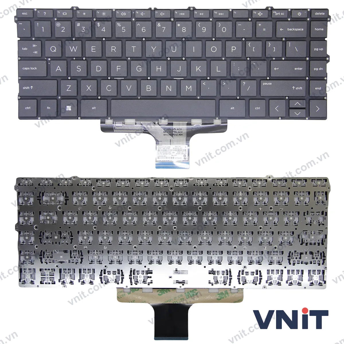 Bàn phím Laptop HP Envy x360 15-EW, 15-EY, 15Z-EY (Màu đen)