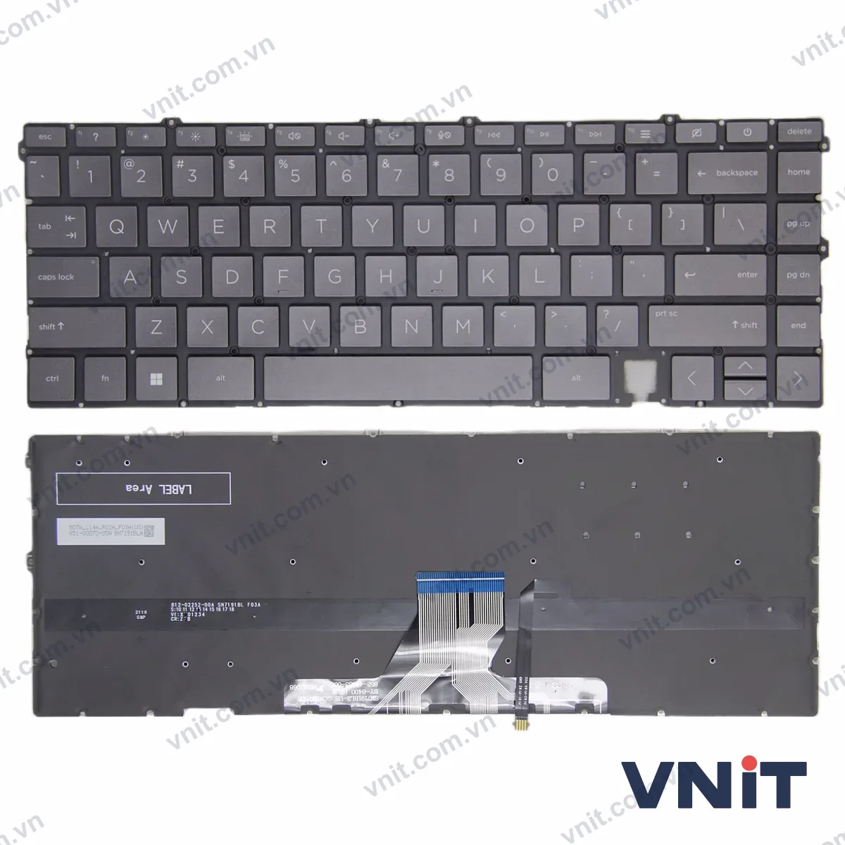 Bàn phím Laptop HP ENVY X360 15M-ES, 15M-EU, 15-ES, 15-EU, 15-EP, 15T-EP, brown (Có đèn nền) (Màu đen)