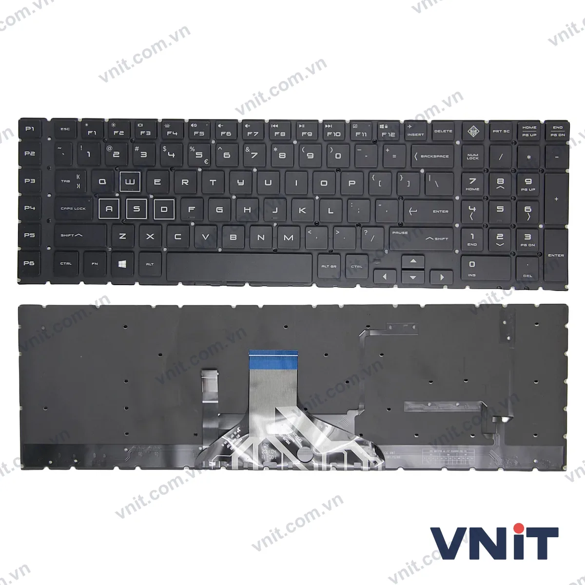 Bàn phím Laptop HP omen 17-CB, TPN-C144, colorful (Có đèn nền)