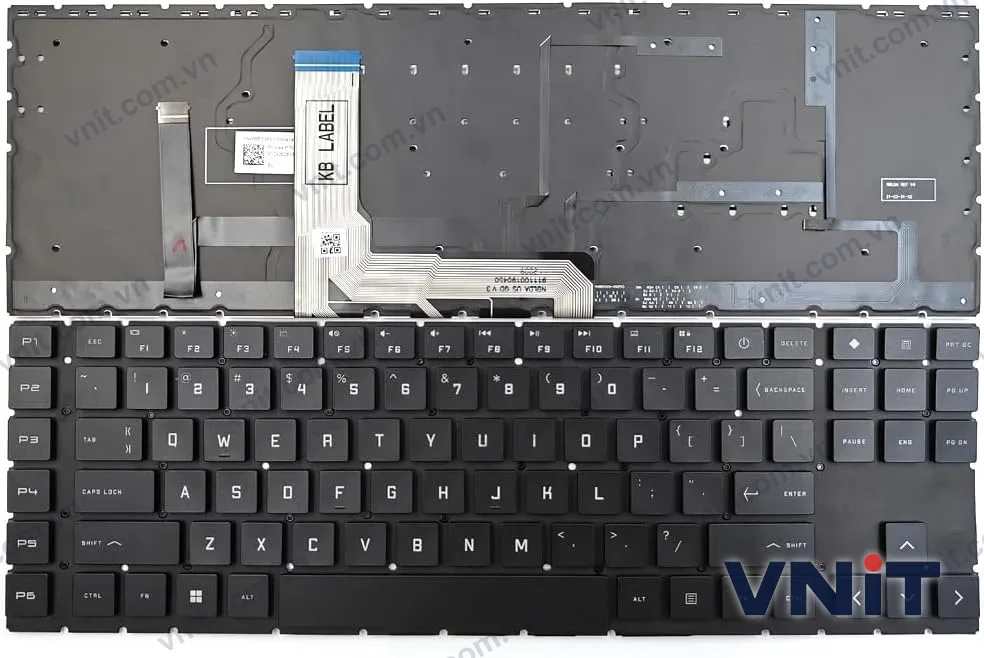 Bàn phím Laptop HP omen 17-CK, 17-CM, TPN-Q266, RGB (Có đèn nền)